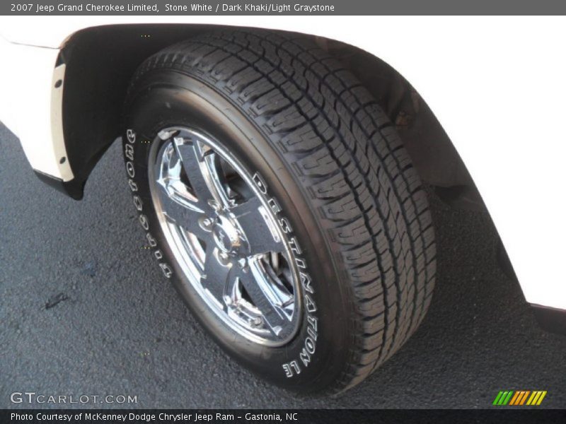 Stone White / Dark Khaki/Light Graystone 2007 Jeep Grand Cherokee Limited
