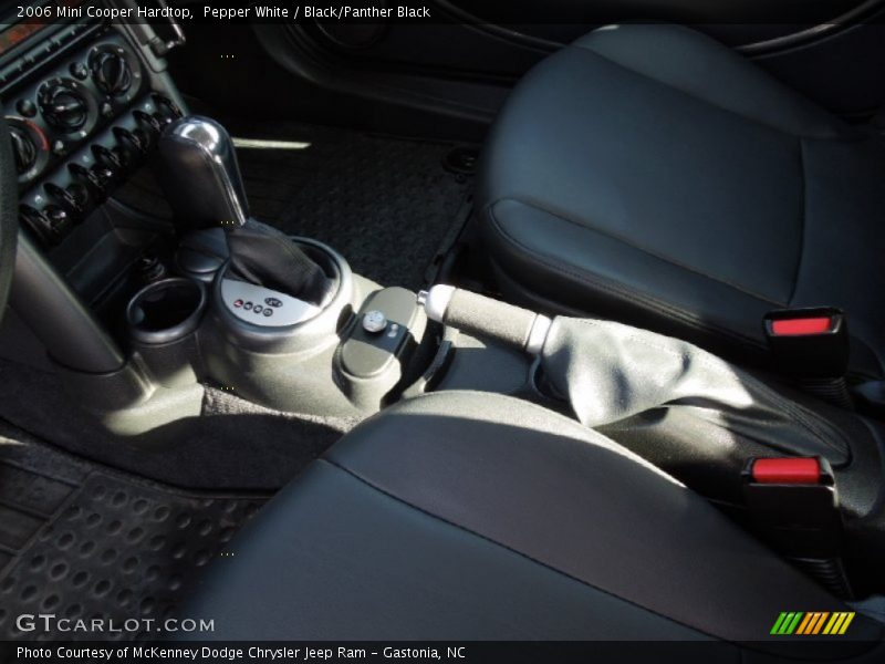 Pepper White / Black/Panther Black 2006 Mini Cooper Hardtop