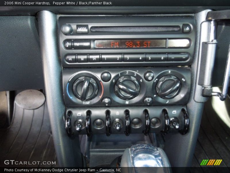Pepper White / Black/Panther Black 2006 Mini Cooper Hardtop