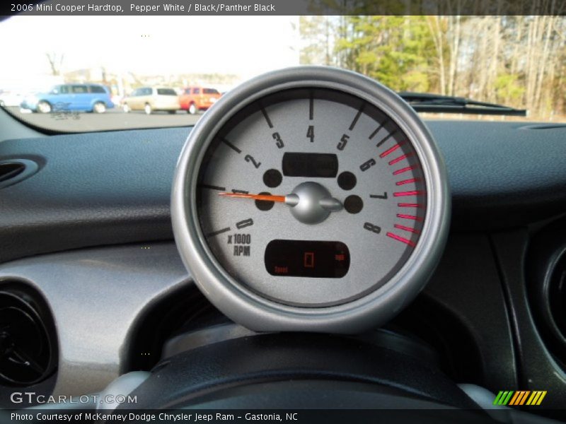 Pepper White / Black/Panther Black 2006 Mini Cooper Hardtop