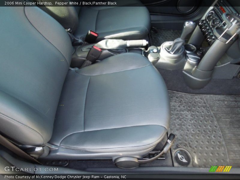 Pepper White / Black/Panther Black 2006 Mini Cooper Hardtop