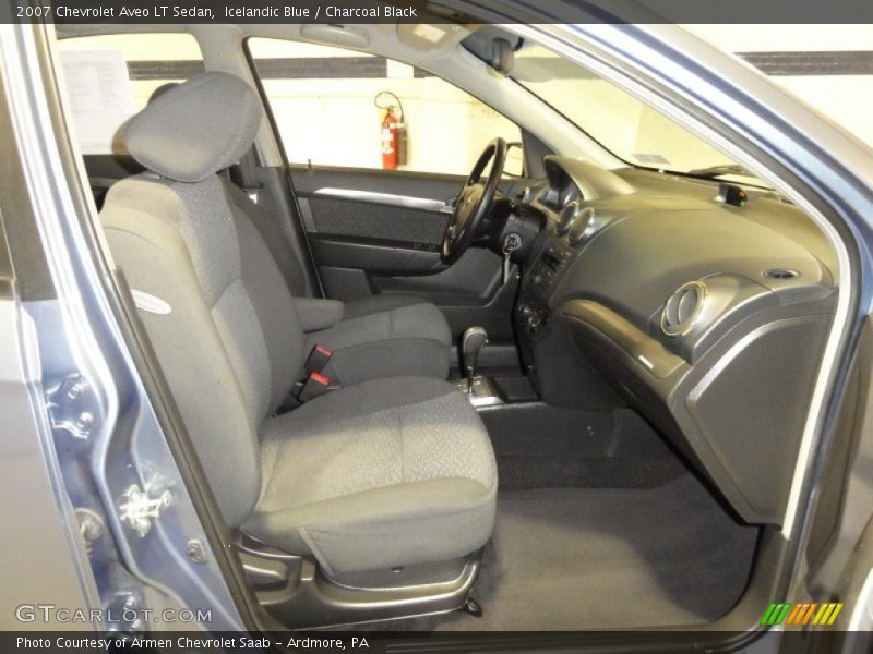 Icelandic Blue / Charcoal Black 2007 Chevrolet Aveo LT Sedan