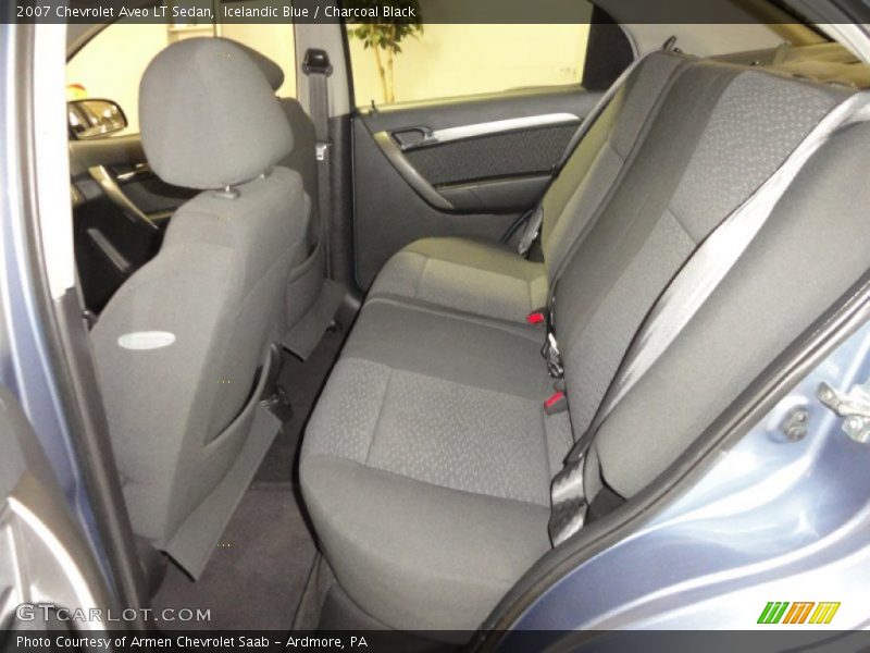 Icelandic Blue / Charcoal Black 2007 Chevrolet Aveo LT Sedan