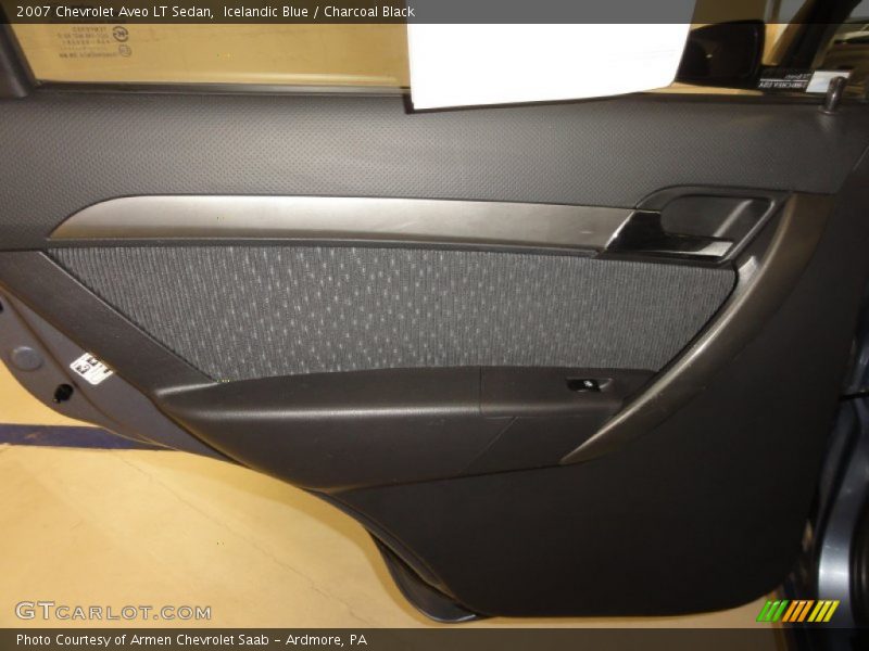 Icelandic Blue / Charcoal Black 2007 Chevrolet Aveo LT Sedan
