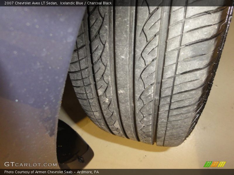 Icelandic Blue / Charcoal Black 2007 Chevrolet Aveo LT Sedan