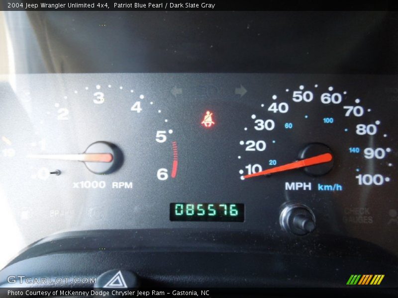 Patriot Blue Pearl / Dark Slate Gray 2004 Jeep Wrangler Unlimited 4x4