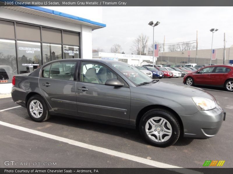 Medium Gray Metallic / Titanium Gray 2006 Chevrolet Malibu LS Sedan