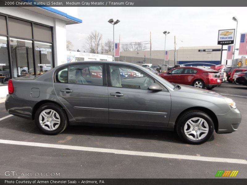 Medium Gray Metallic / Titanium Gray 2006 Chevrolet Malibu LS Sedan