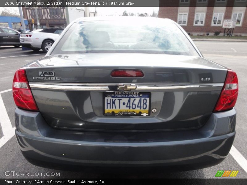 Medium Gray Metallic / Titanium Gray 2006 Chevrolet Malibu LS Sedan