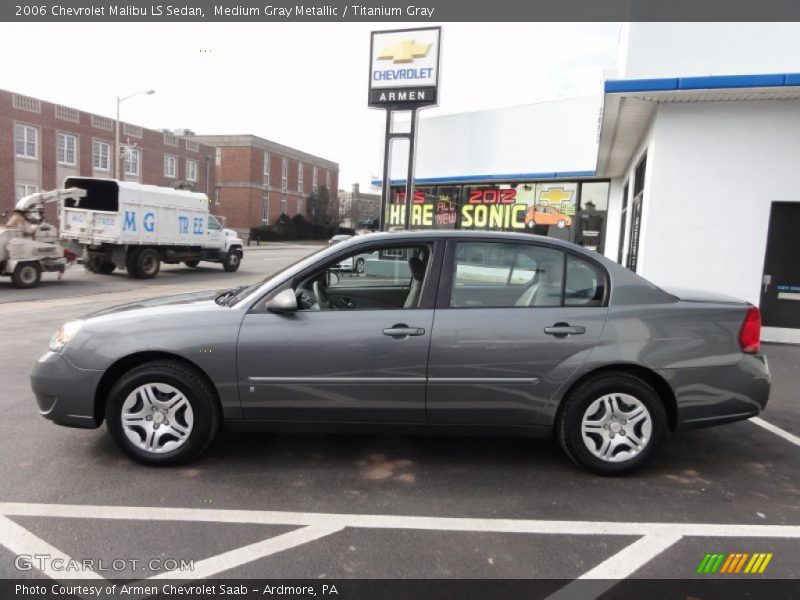 Medium Gray Metallic / Titanium Gray 2006 Chevrolet Malibu LS Sedan