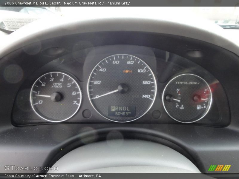 Medium Gray Metallic / Titanium Gray 2006 Chevrolet Malibu LS Sedan