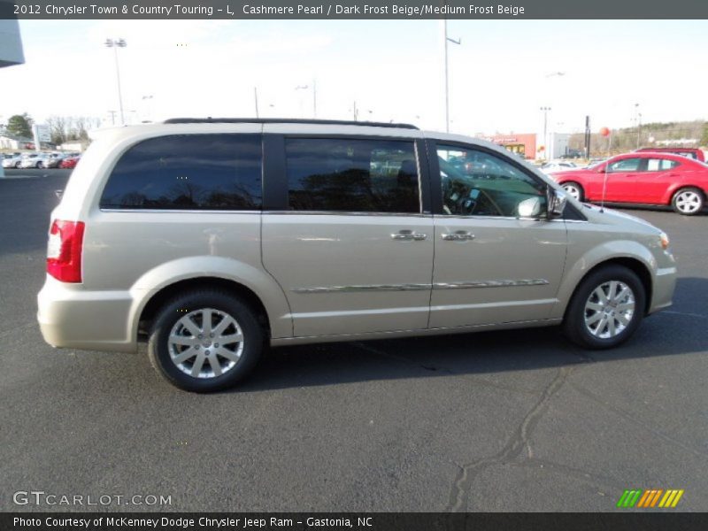Cashmere Pearl / Dark Frost Beige/Medium Frost Beige 2012 Chrysler Town & Country Touring - L