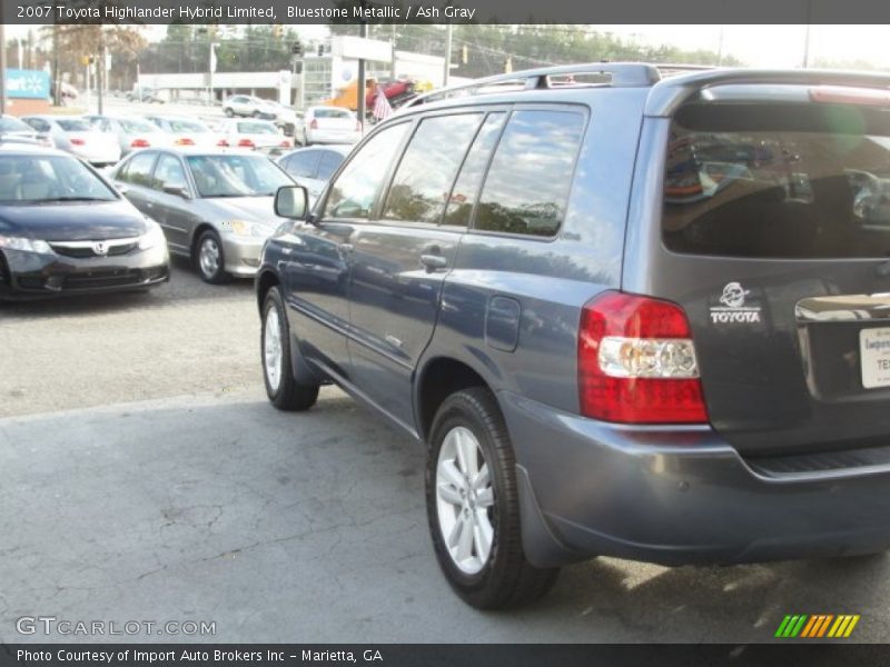 Bluestone Metallic / Ash Gray 2007 Toyota Highlander Hybrid Limited