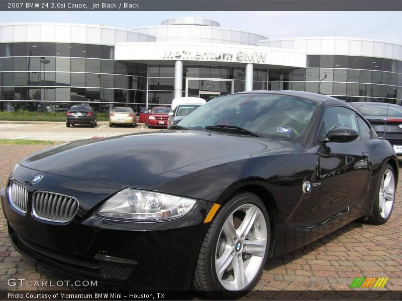 Jet Black / Black 2007 BMW Z4 3.0si Coupe