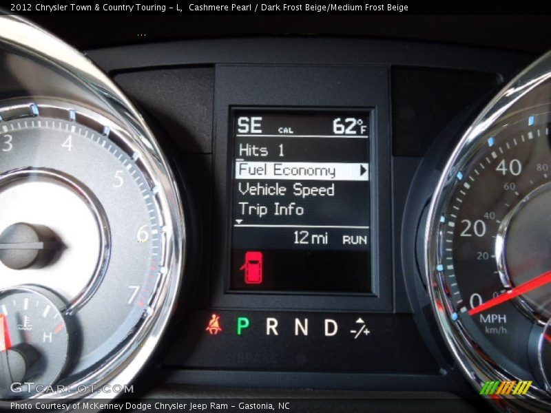 Cashmere Pearl / Dark Frost Beige/Medium Frost Beige 2012 Chrysler Town & Country Touring - L