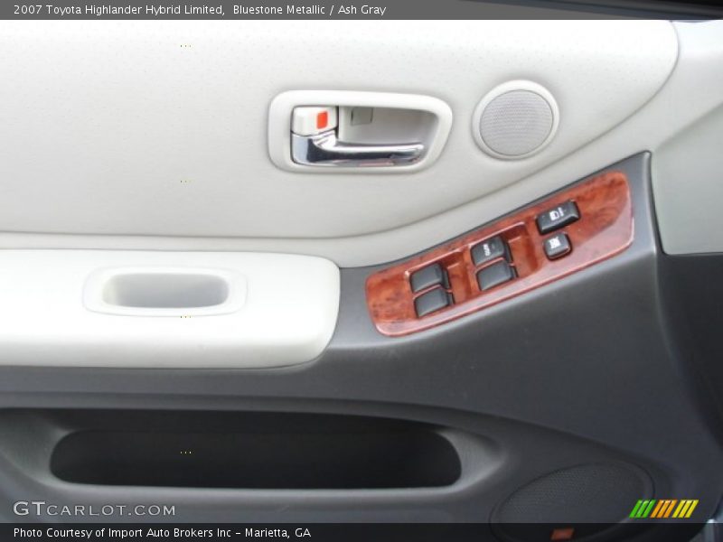 Bluestone Metallic / Ash Gray 2007 Toyota Highlander Hybrid Limited