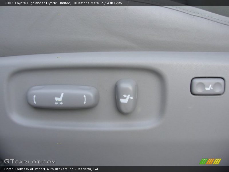 Bluestone Metallic / Ash Gray 2007 Toyota Highlander Hybrid Limited