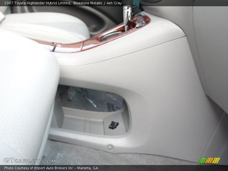 Bluestone Metallic / Ash Gray 2007 Toyota Highlander Hybrid Limited