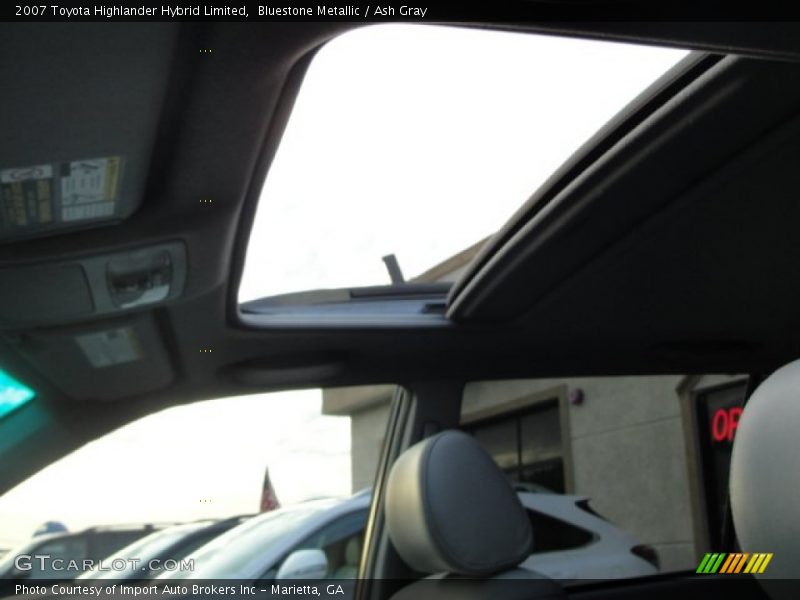 Bluestone Metallic / Ash Gray 2007 Toyota Highlander Hybrid Limited