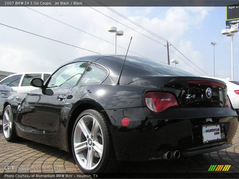 Jet Black / Black 2007 BMW Z4 3.0si Coupe