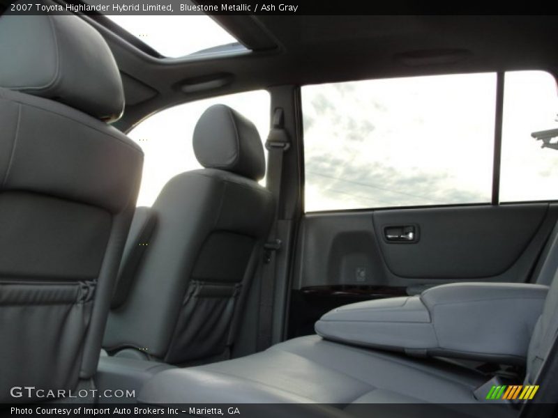 Bluestone Metallic / Ash Gray 2007 Toyota Highlander Hybrid Limited