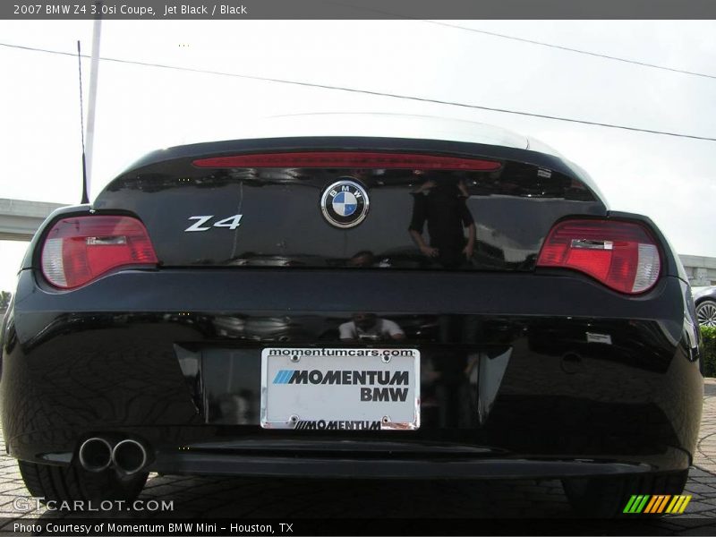Jet Black / Black 2007 BMW Z4 3.0si Coupe