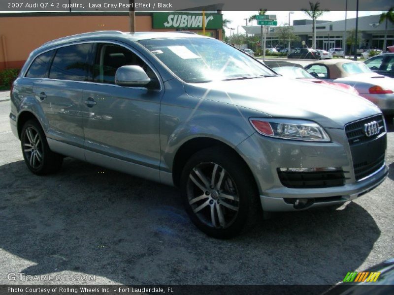 Lava Gray Pearl Effect / Black 2007 Audi Q7 4.2 quattro