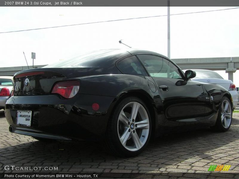 Jet Black / Black 2007 BMW Z4 3.0si Coupe