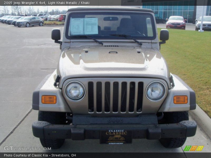 Light Khaki Metallic / Khaki 2005 Jeep Wrangler X 4x4