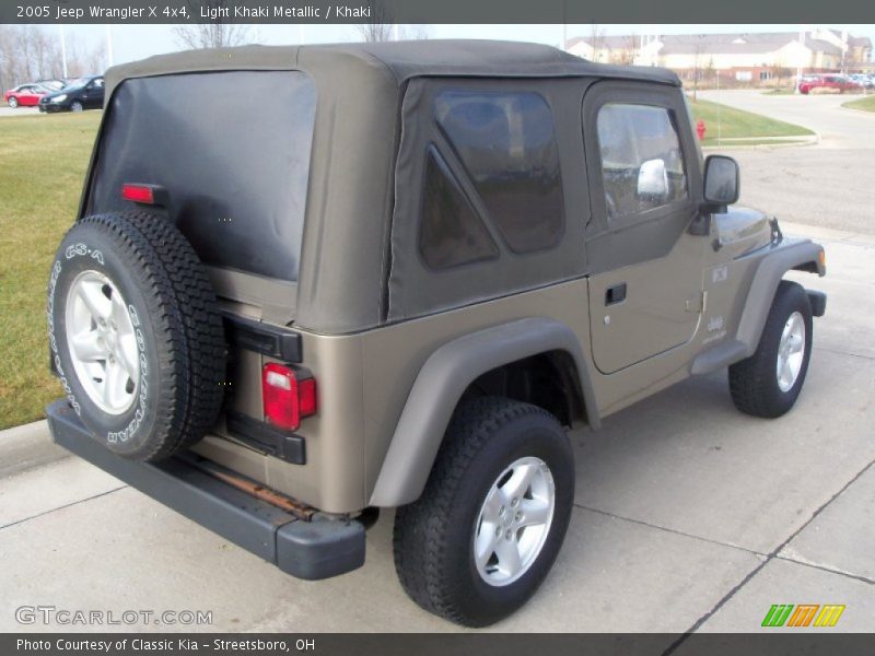 Light Khaki Metallic / Khaki 2005 Jeep Wrangler X 4x4