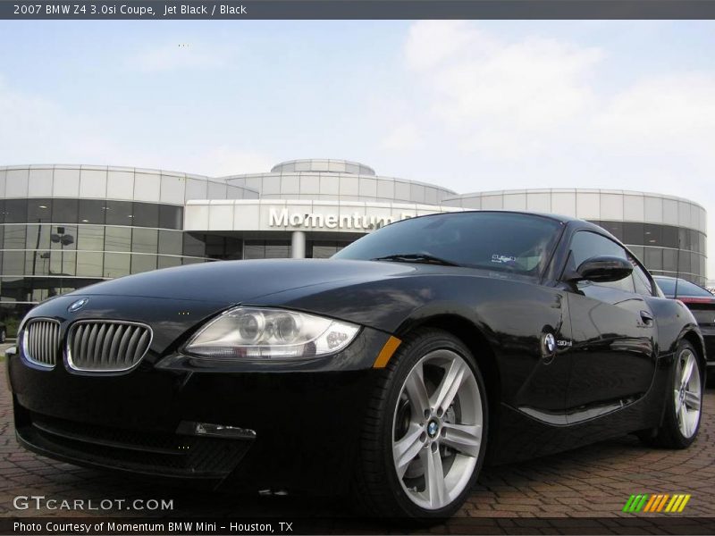 Jet Black / Black 2007 BMW Z4 3.0si Coupe