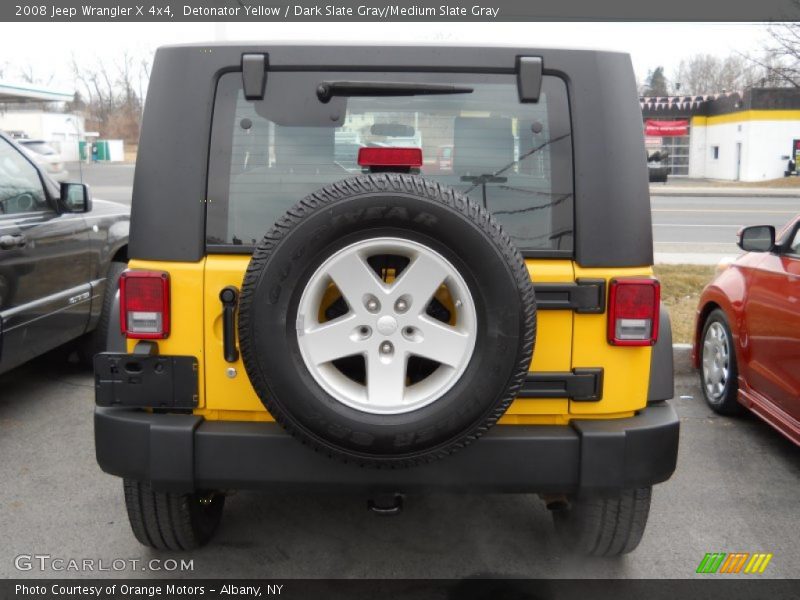 Detonator Yellow / Dark Slate Gray/Medium Slate Gray 2008 Jeep Wrangler X 4x4