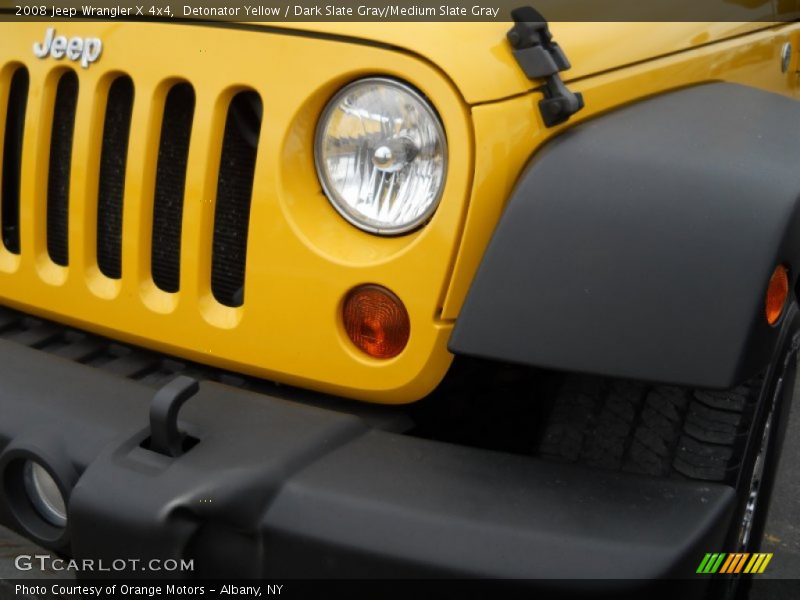 Detonator Yellow / Dark Slate Gray/Medium Slate Gray 2008 Jeep Wrangler X 4x4