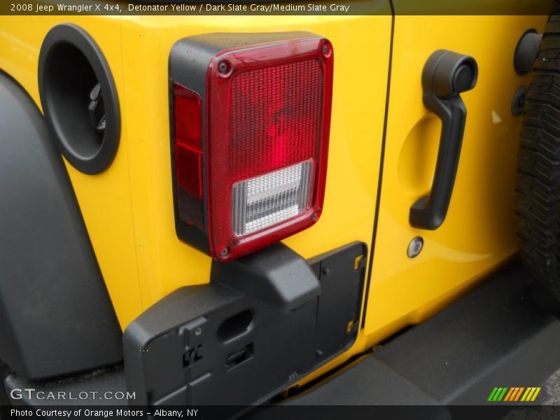 Detonator Yellow / Dark Slate Gray/Medium Slate Gray 2008 Jeep Wrangler X 4x4