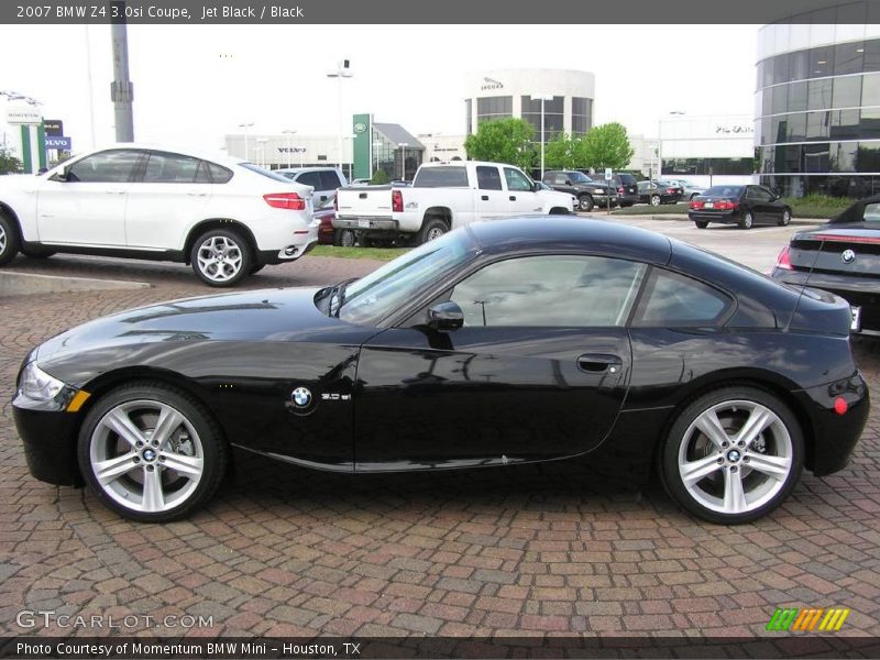Jet Black / Black 2007 BMW Z4 3.0si Coupe