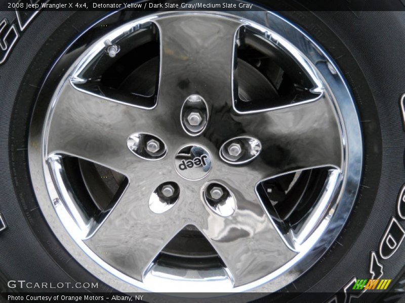 Detonator Yellow / Dark Slate Gray/Medium Slate Gray 2008 Jeep Wrangler X 4x4