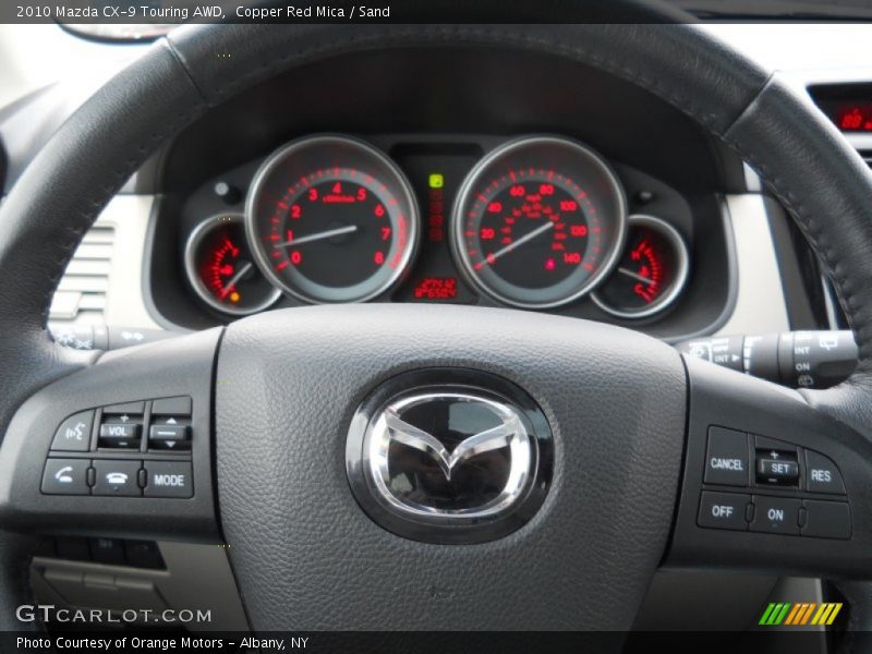 Copper Red Mica / Sand 2010 Mazda CX-9 Touring AWD