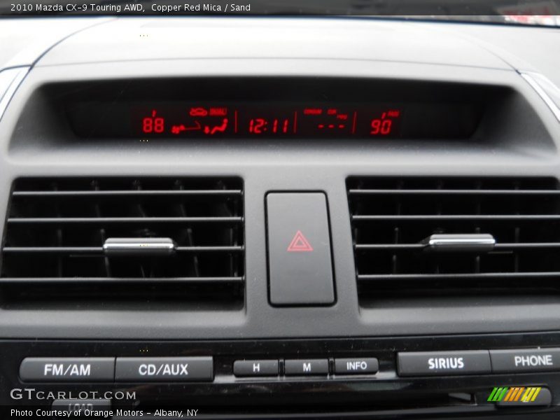 Copper Red Mica / Sand 2010 Mazda CX-9 Touring AWD