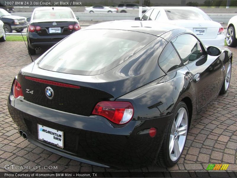 Jet Black / Black 2007 BMW Z4 3.0si Coupe