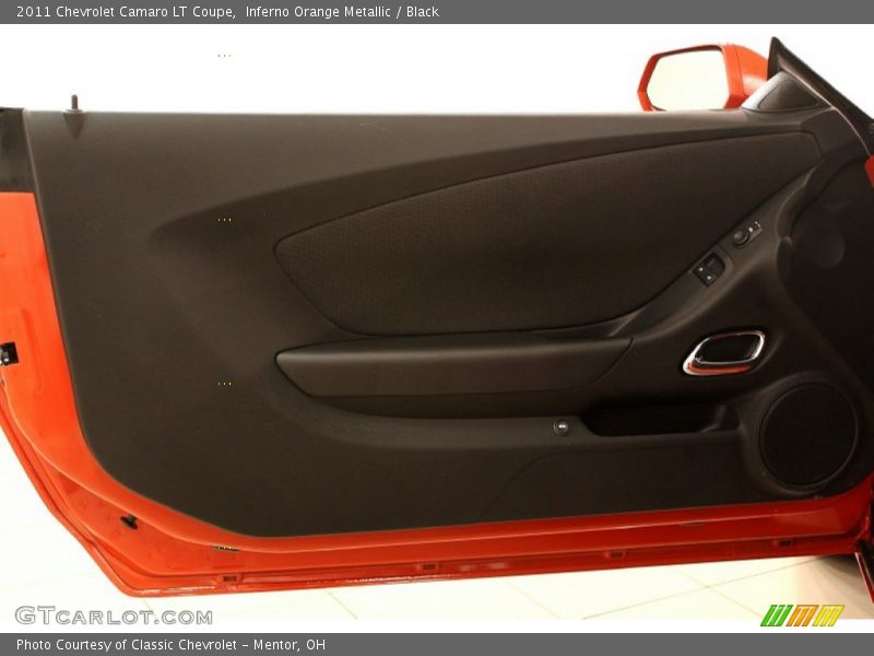 Inferno Orange Metallic / Black 2011 Chevrolet Camaro LT Coupe