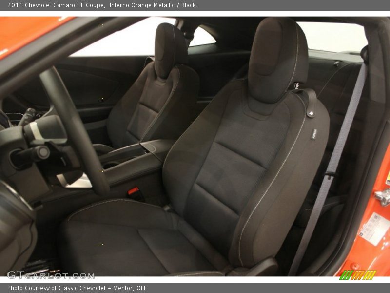 Inferno Orange Metallic / Black 2011 Chevrolet Camaro LT Coupe