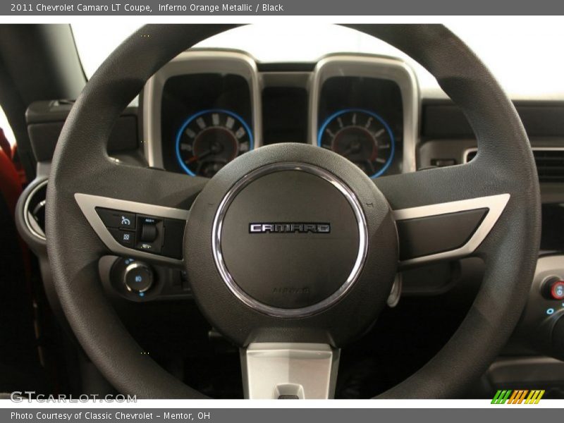 Inferno Orange Metallic / Black 2011 Chevrolet Camaro LT Coupe