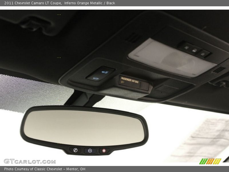 Inferno Orange Metallic / Black 2011 Chevrolet Camaro LT Coupe