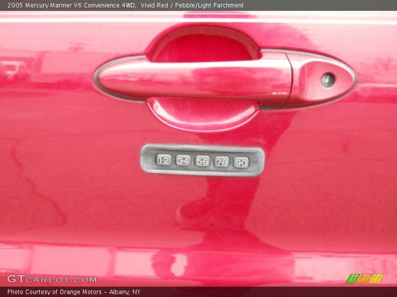 Vivid Red / Pebble/Light Parchment 2005 Mercury Mariner V6 Convenience 4WD