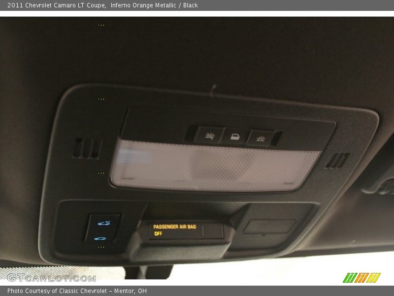 Inferno Orange Metallic / Black 2011 Chevrolet Camaro LT Coupe