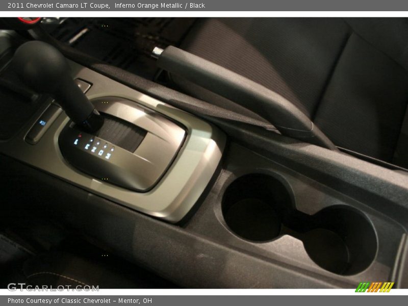 Inferno Orange Metallic / Black 2011 Chevrolet Camaro LT Coupe