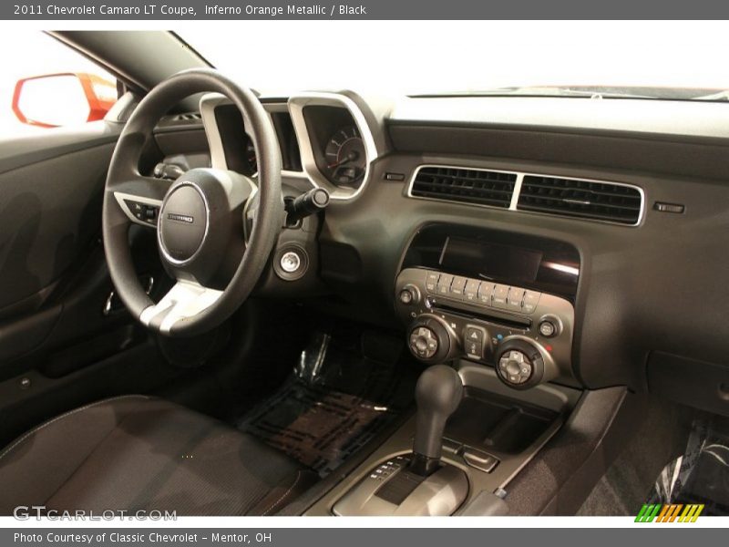 Inferno Orange Metallic / Black 2011 Chevrolet Camaro LT Coupe