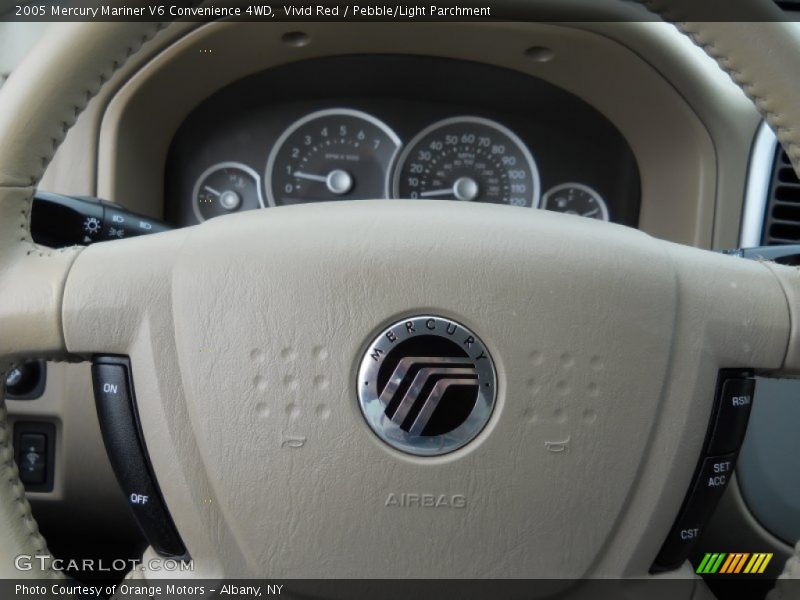 Vivid Red / Pebble/Light Parchment 2005 Mercury Mariner V6 Convenience 4WD