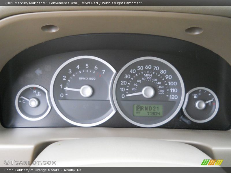 Vivid Red / Pebble/Light Parchment 2005 Mercury Mariner V6 Convenience 4WD