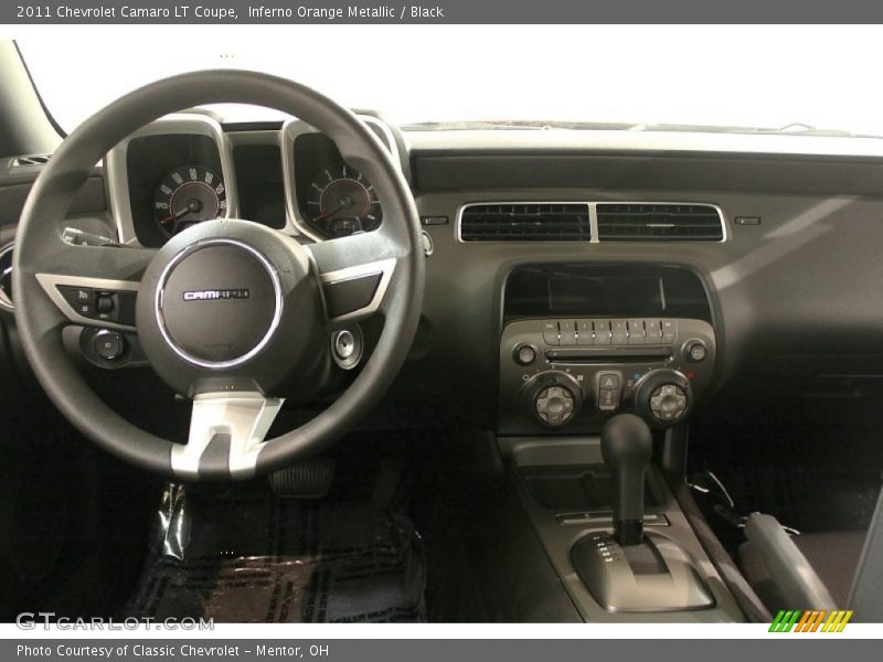 Inferno Orange Metallic / Black 2011 Chevrolet Camaro LT Coupe